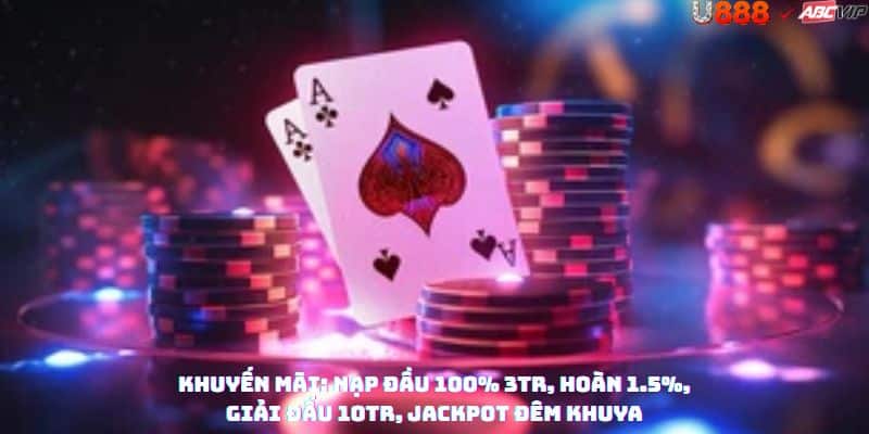 Ưu đãi Night Market U888: thưởng tân thủ, mời bạn 150k